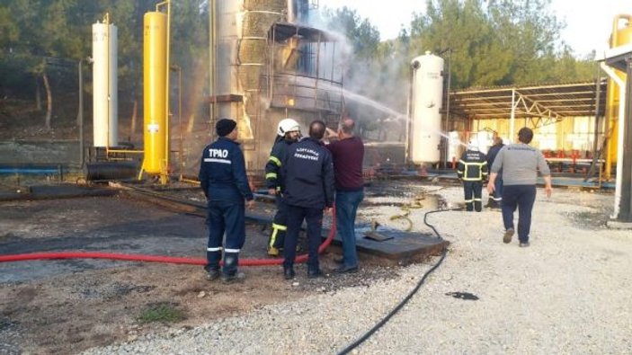 Ham petrol tankında korkutan yangın -3