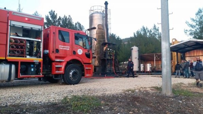 Ham petrol tankında korkutan yangın -2