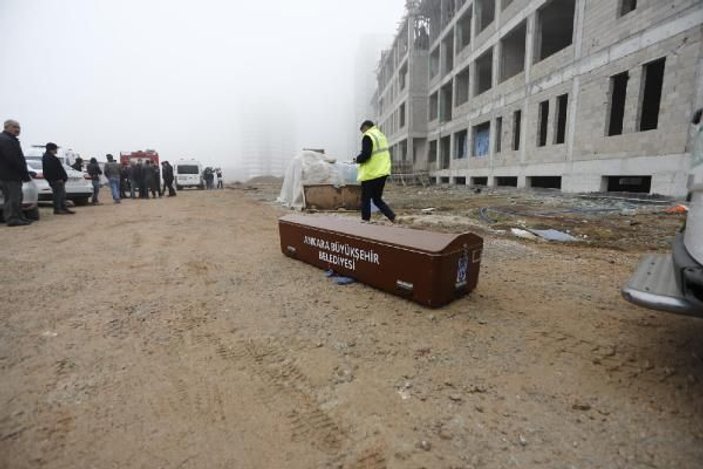 Ankara'da okul inşaatında iskele çöktü: 1 ölü, 1 yaralı -1