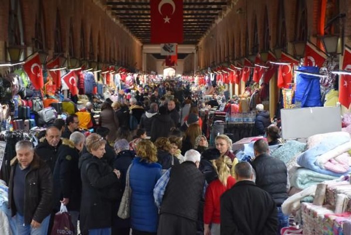 Yunan ve Bulgar turistler, Noel alışverişi için Edirne'ye akın ediyor -3