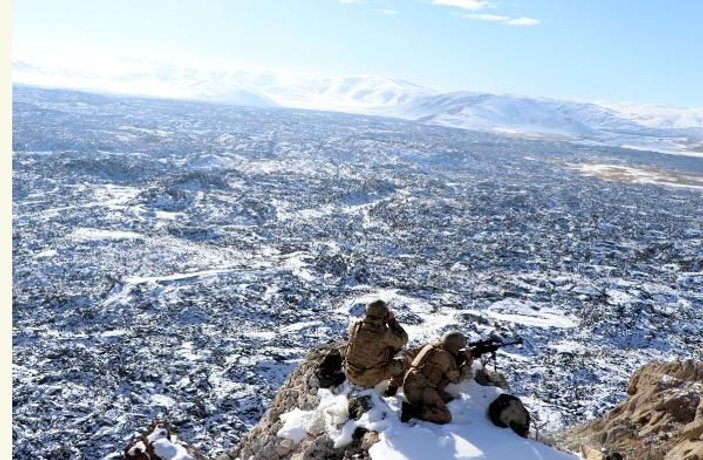 Tendürek Dağı'nda eksi 35 derecede vatan savunması -3