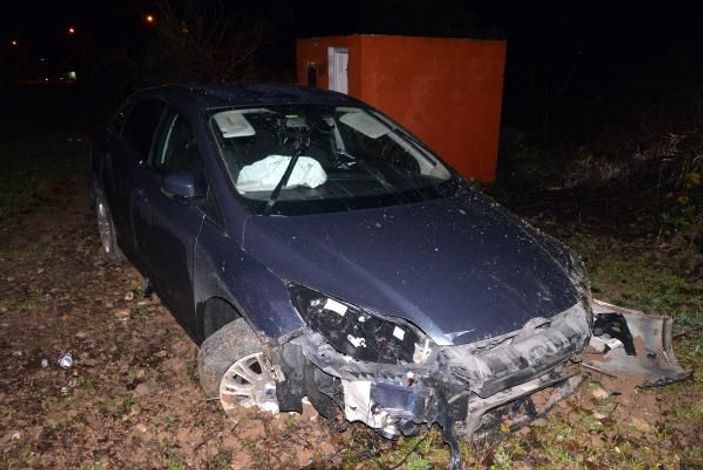 d Kahramanmaraş'ta alkollü sürücü kaza yaptı