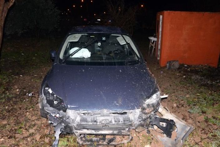 d Kahramanmaraş'ta alkollü sürücü kaza yaptı