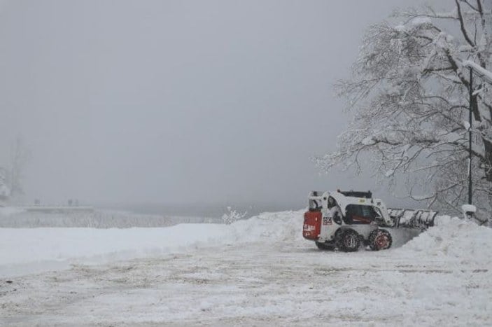 Abant’ta kar kalınlığı 1 metreyi buldu -2
