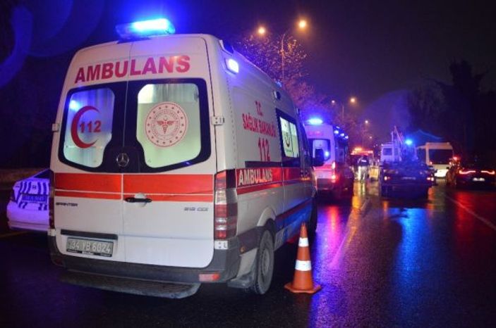 Sarıyer’de ters yönde giden alkollü sürücü kaza yaptı