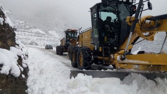 Amasya’da 84 köy yolu ulaşıma kapandı -1