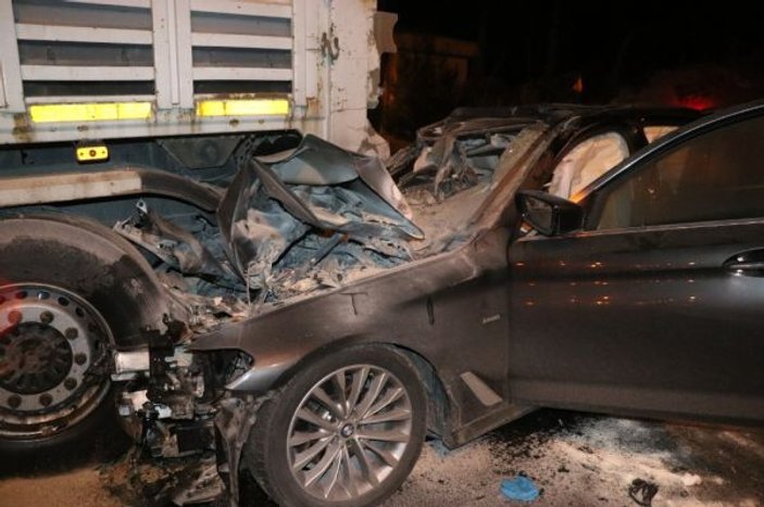 İzmir çevre yolunda kaza :1 ölü