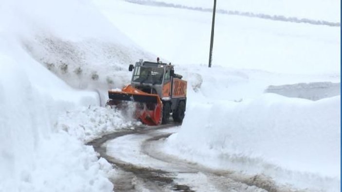 Tunceli'de 250 köy yolu kardan kapandı -1