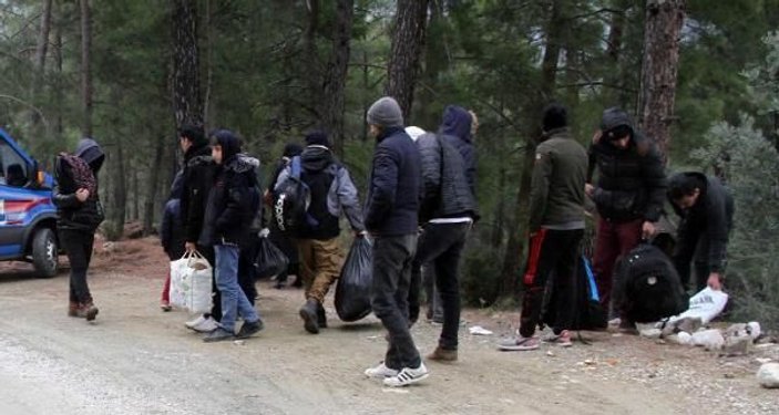 Seydikemer'de 32 kaçak göçmen yakalandı -2