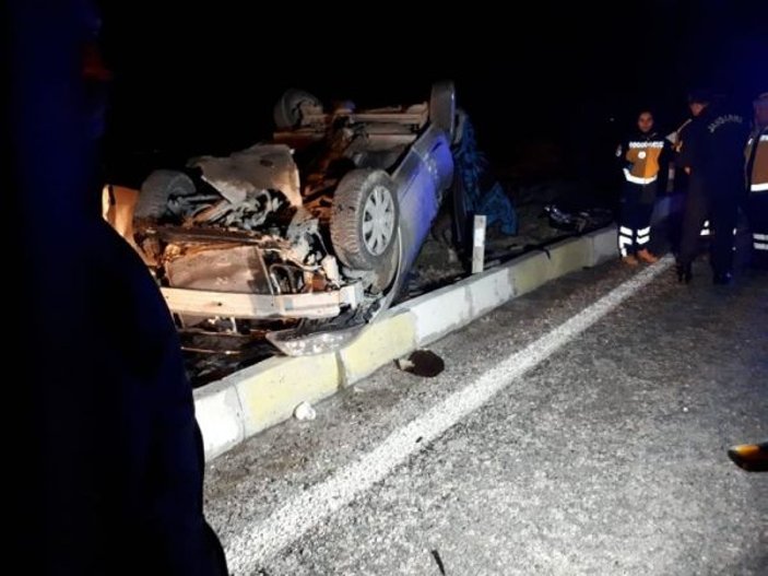 Denizli’de yolcu otobüsü ile otomobil çarpıştı: 3 ölü