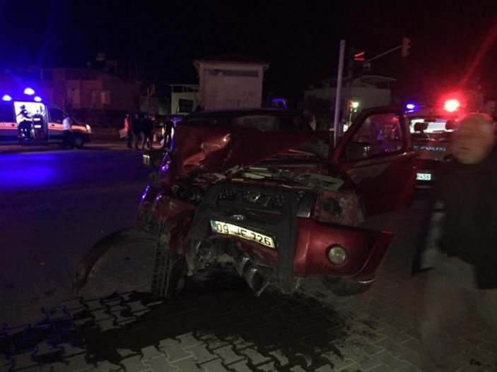 Aydın'da alkollü sürücü dehşet saçtı: 4 yaralı