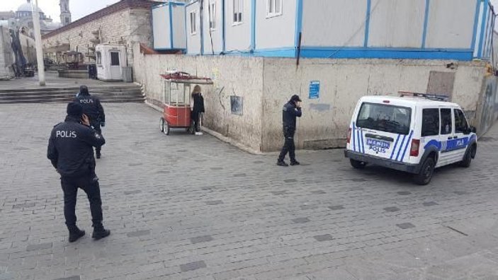 Taksim İlkyardım Hastanesi'nden karantinadan kaçan kadın yakalandı (1)   -4