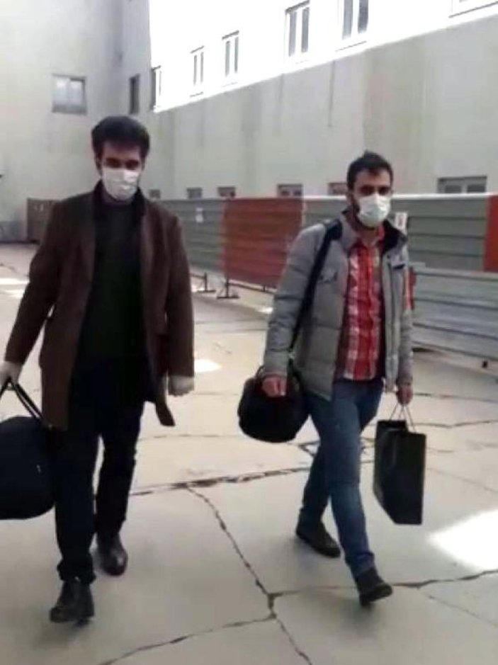 Erzurum'da, koronavirüsü yenen 2 doktor taburcu oldu -3
