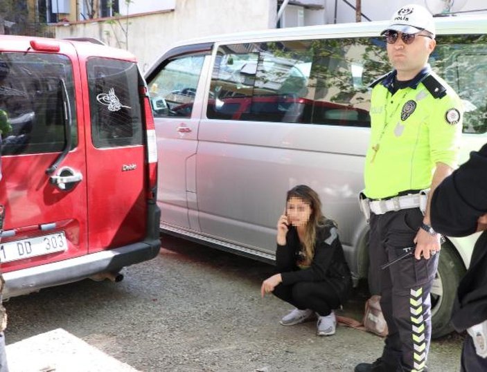 Yasağı deldi, eşini araçta bırakarak polisten kaçtı -2