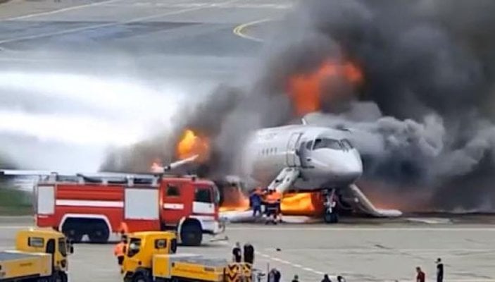 Rusya’da korkunç uçak kazasının yeni görüntüleri yayınlandı -2