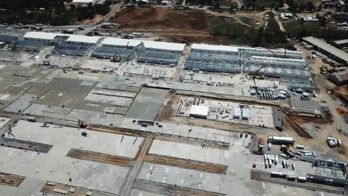 Sancaktepe'deki hastane inşaatında son durum havadan fotoğraflandı -3