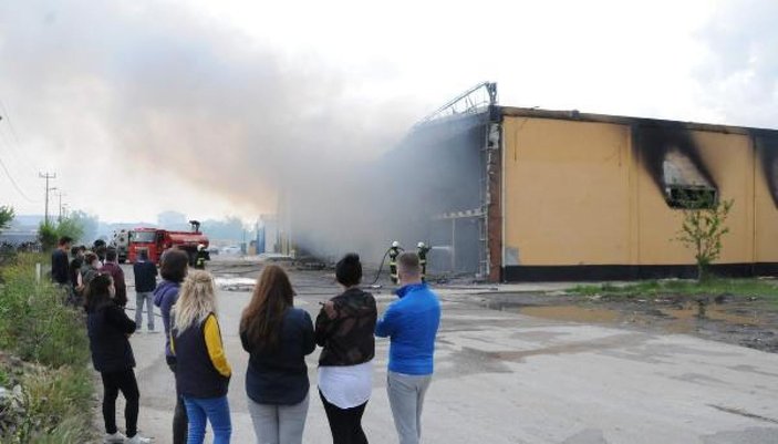 Edirne'de, yapı market deposunda yangın (2) -10