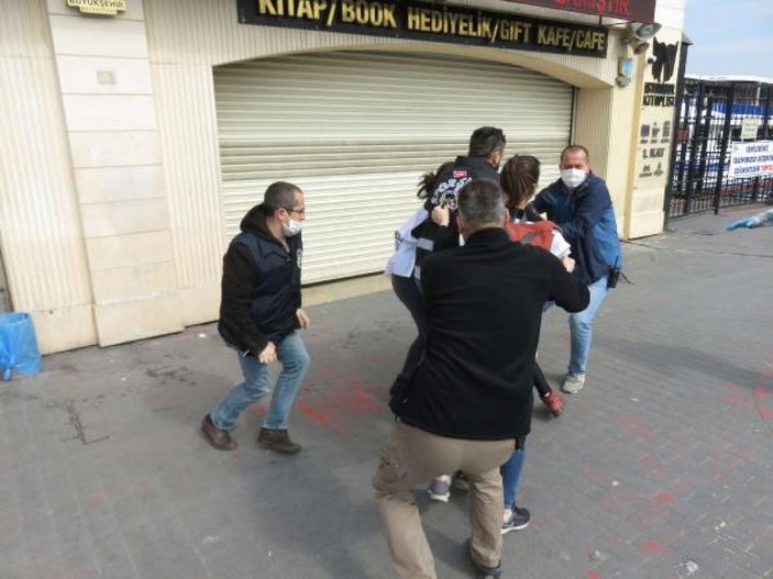 Kadıköy'de izinsiz 1 Mayıs gösterisine gözaltı -6