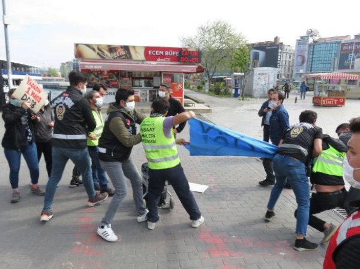 Kadıköy'de izinsiz 1 Mayıs gösterisine gözaltı -5