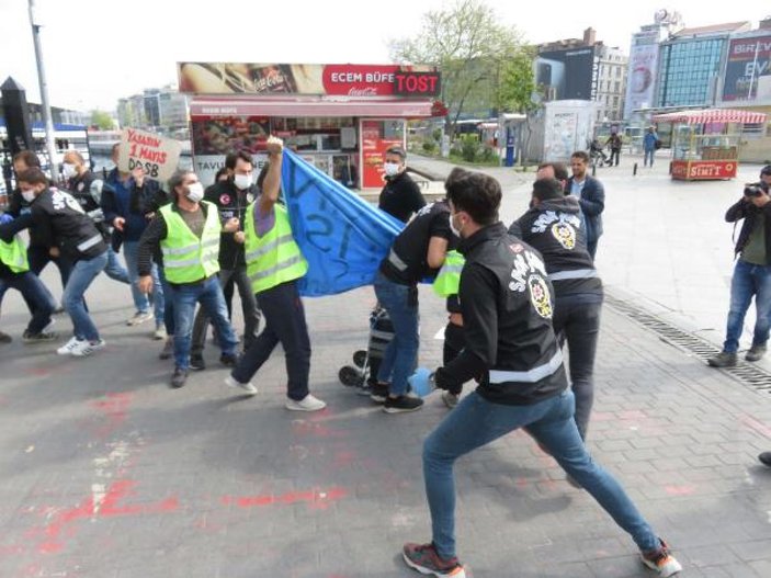 Kadıköy'de izinsiz 1 Mayıs gösterisine gözaltı -4