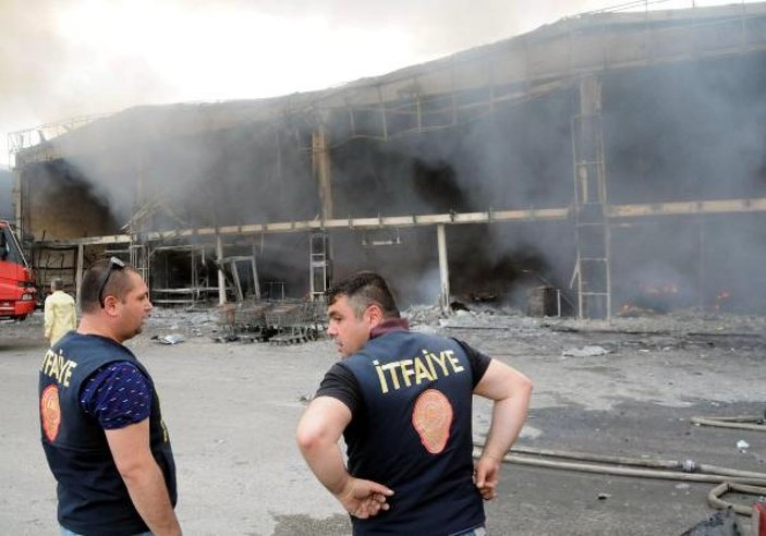 Edirne'de, yapı market deposunda yangın (2) -7