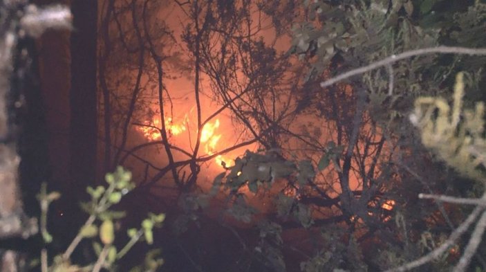 Aydos Ormanı’nda havai fişek nedeniyle yangın çıktı -1