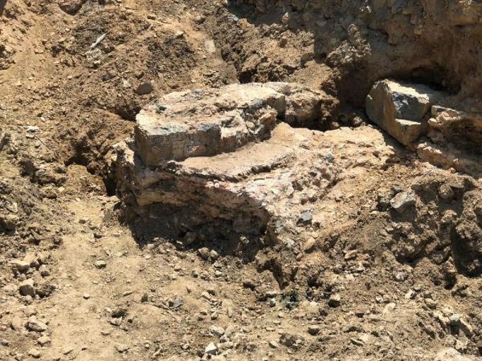 Ortaköy'deki İSKİ kazısında tarihi kalıntılar bulundu -5