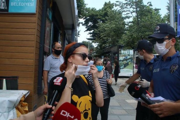 Beşiktaş'ta maske takmayanlara ceza yağdı -5