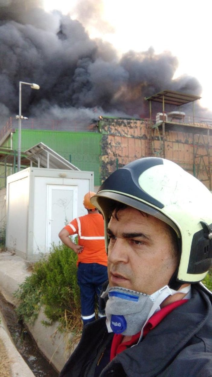 Adana'da nişasta fabrikasında yangın (1) -4
