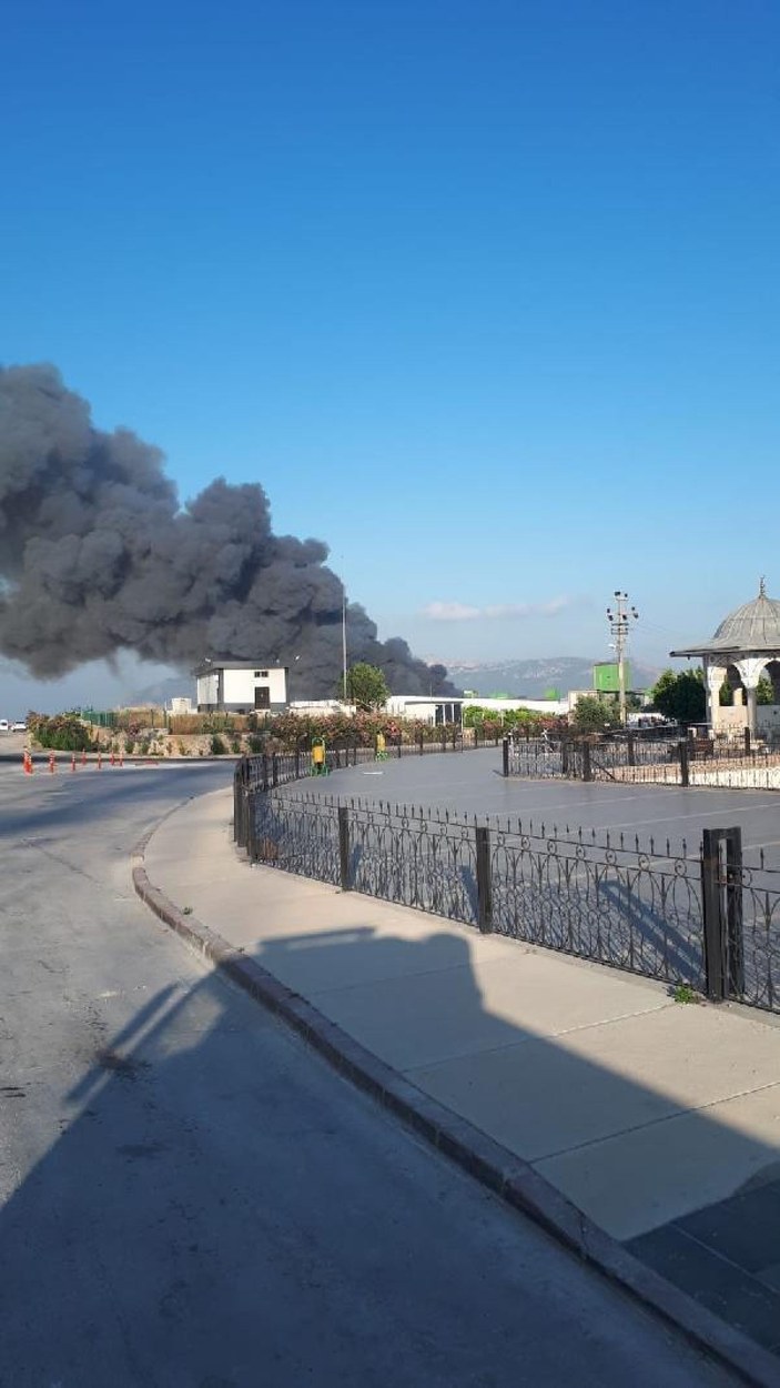 Adana'da nişasta fabrikasında yangın (1) -3