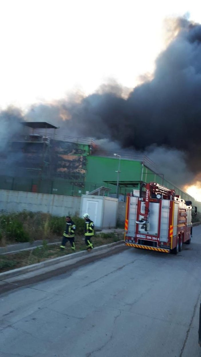Adana'da nişasta fabrikasında yangın (1) -6
