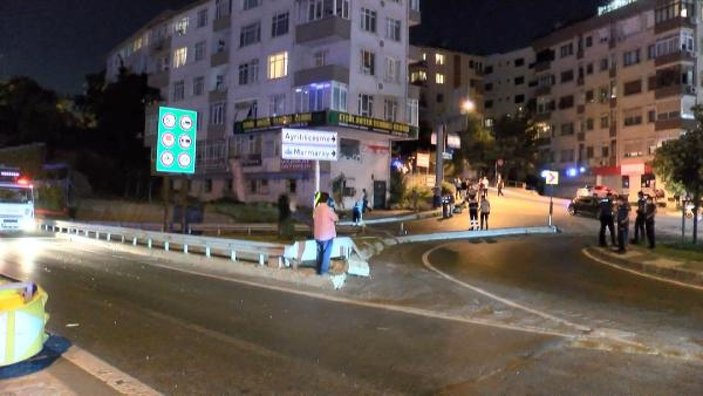 Avrasya Tüneli girişinde kaza: 1 ölü 2 yaralı