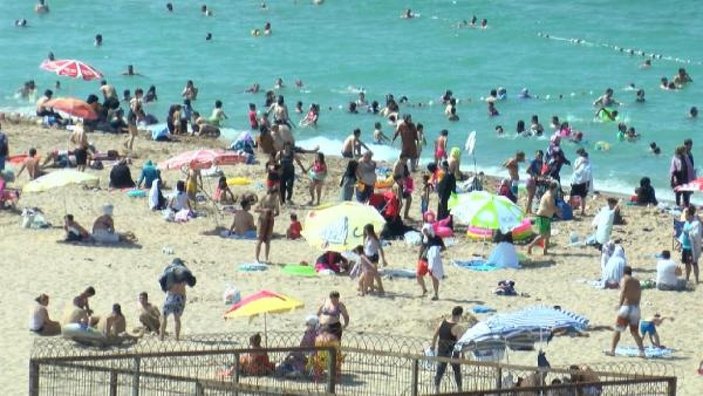 İstanbullular hafta sonu plajlara akın etti -2