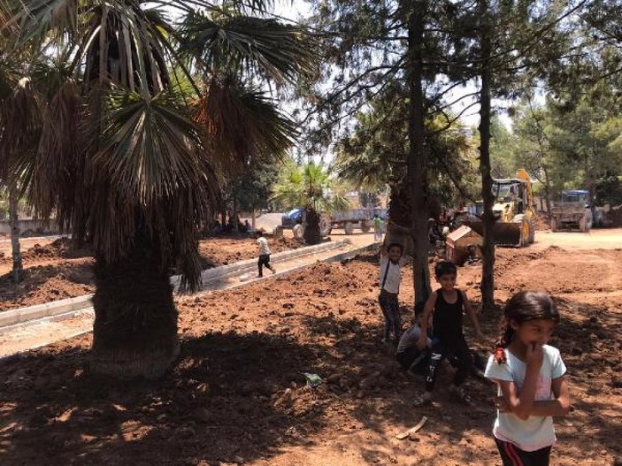 Barış Pınarı bölgesinde parklar yenileniyor -2