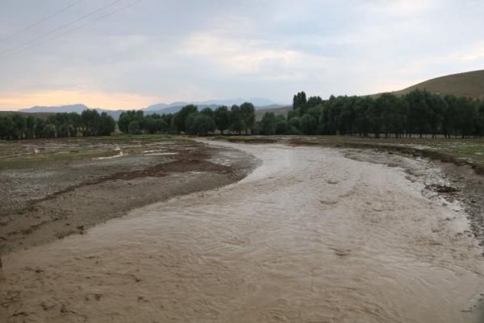 Yüksekova'da sel ekili tarım arazilerine zarar verdi -2