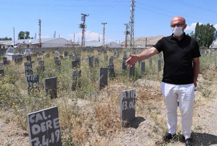 Van'daki kimsesizler mezarlığına yaklaşık 1,5 yılda  92 göçmen defnedildi -10