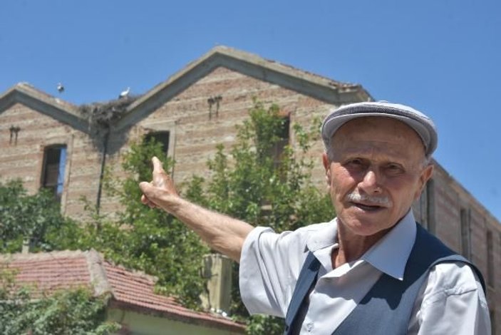 Edirne'de tarihi binalar leyleklerin yuvası oldu -6