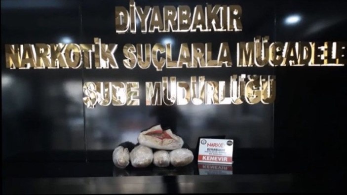 Diyarbakır’da 235 kilo uyuşturucu yakalandı