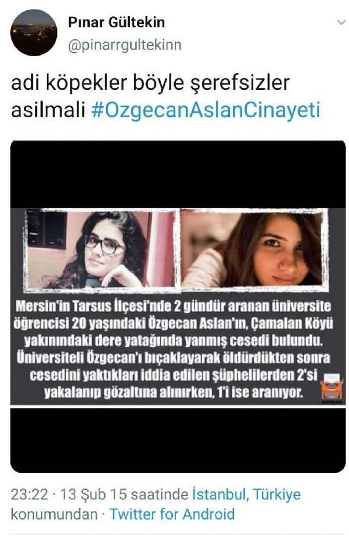Muğla'da öldürülen Pınar, Özgecan paylaşımları yapmış: İçim parçalanıyor -3