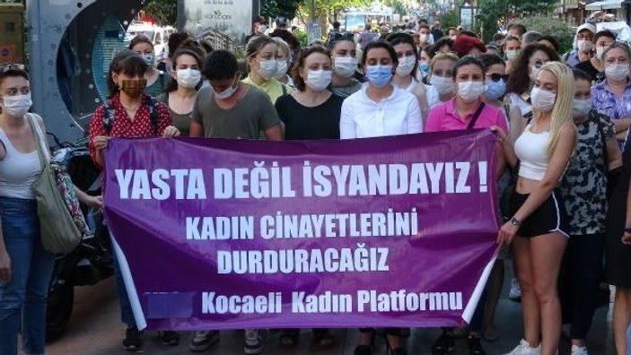 İzmit'te kadınlardan, Pınar Gültekin eylemi -2