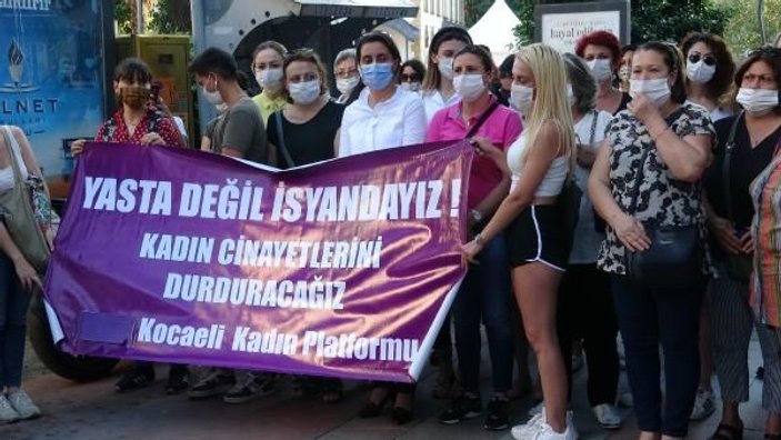 İzmit'te kadınlardan, Pınar Gültekin eylemi -4