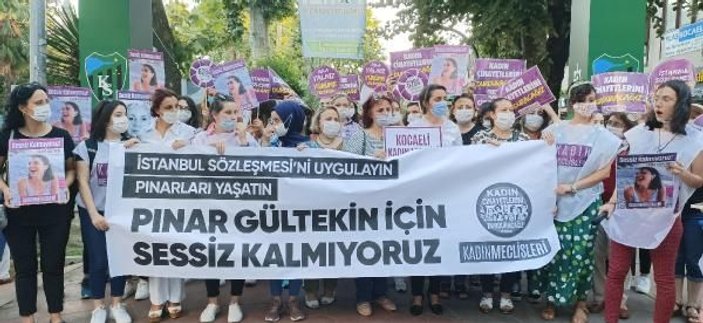 İzmit'te kadınlardan, Pınar Gültekin eylemi -6