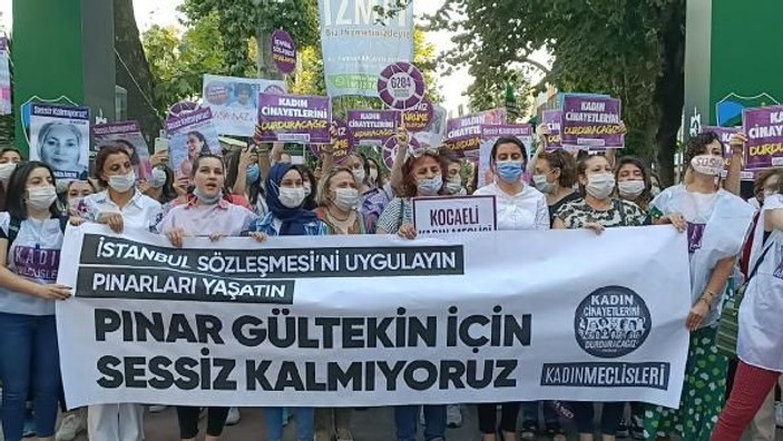 İzmit'te kadınlardan, Pınar Gültekin eylemi -7