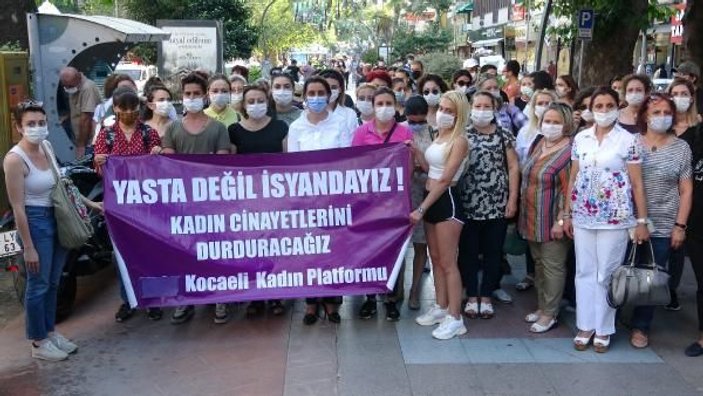 İzmit'te kadınlardan, Pınar Gültekin eylemi -1