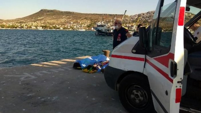 Foça'da 10 kişinin bulunduğu tekne battı: 4 ölü/ Ek fotoğraflar -2