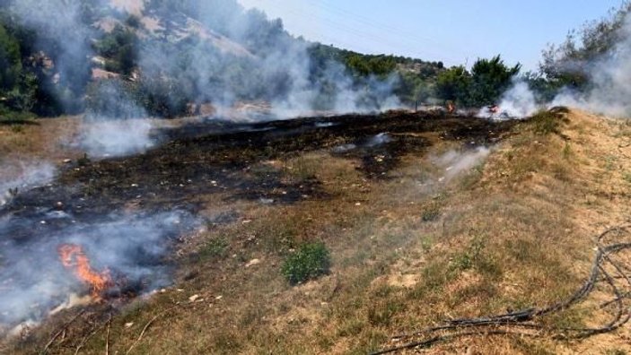 Antalya'da yem deposu, alev alev yandı -3