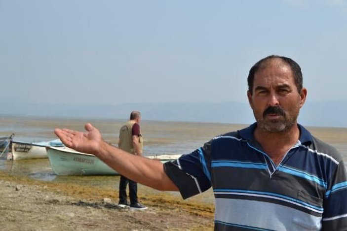 Marmara Gölü'nde su seviyesi sıfırlandı, balıkçılık durdu -1
