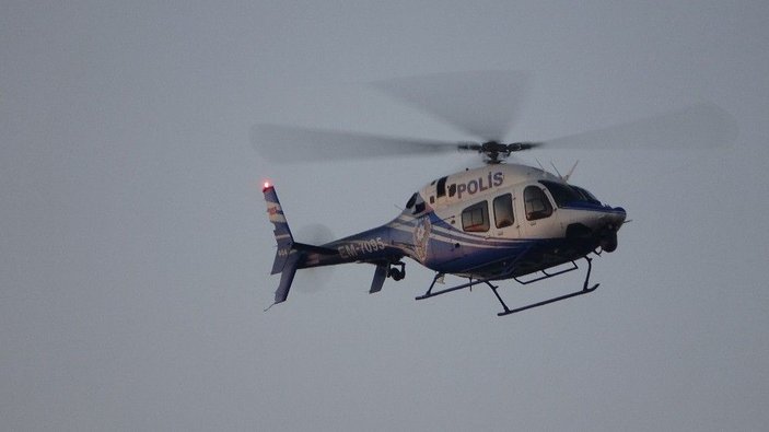 Helikopter destekli şafak operasyonu: 14 gözaltı -15