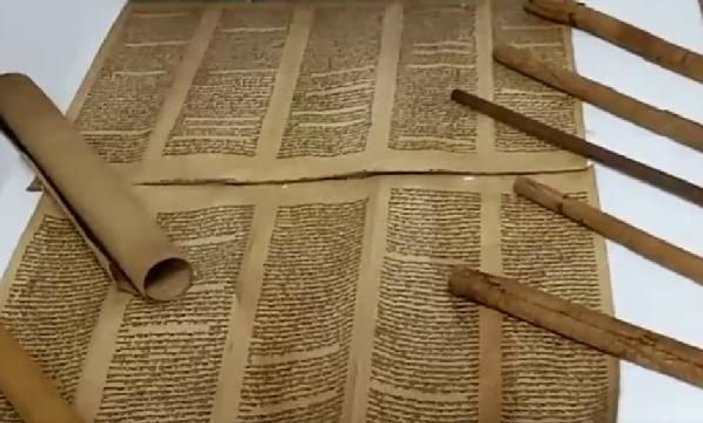 1,5 milyon dolara satılmak istenen İbranice yazılı parşömen kağıtlar ele geçirildi -3