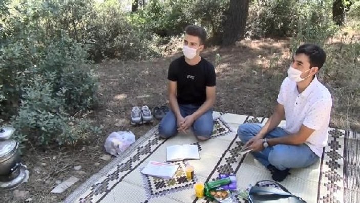 Aydos Ormanı'nda drone ile mangal denetimi yaptı -6